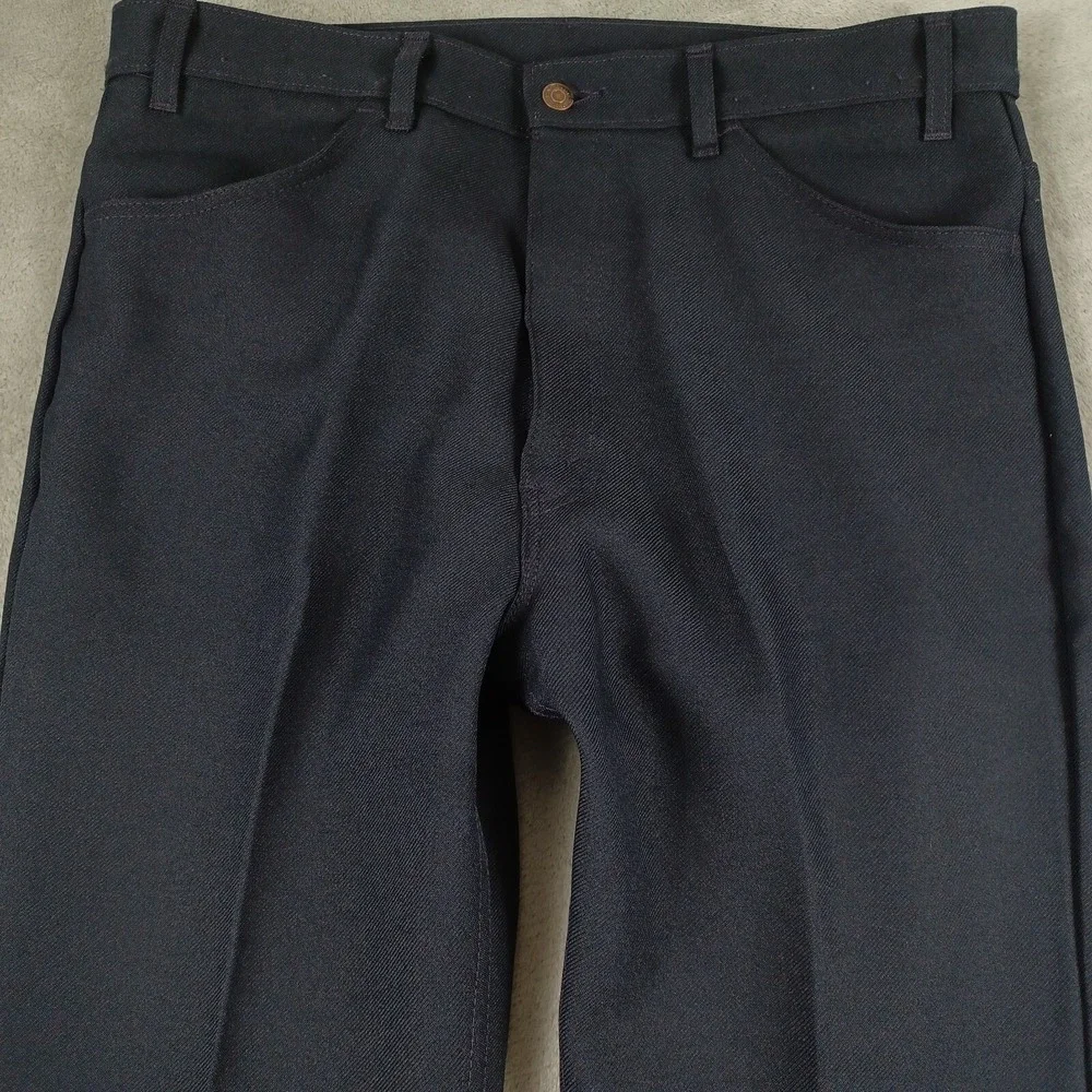 Vintage Levis Pants Mens 38x30 Blue‎ Straight Black Gold Tag Casual Preppy